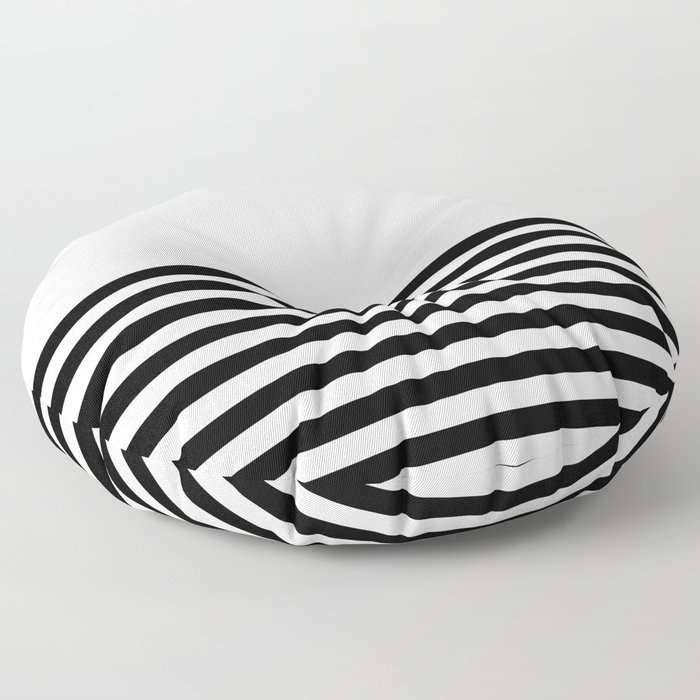 Half Stripes Floor Pillow
