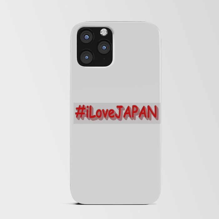 "#iLoveJAPAN" Cute Design. Buy Now iPhone Card Case