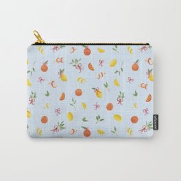 Merry Citrus - Blue Carry-All Pouch