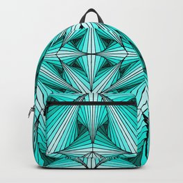Geometric Blues Backpack