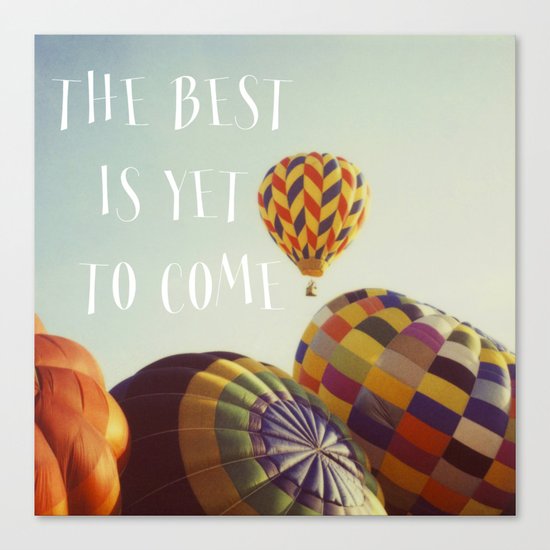 The Best - Balloons Canvas Print