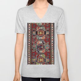 Karabagh Antique Azerbaijan South Caucasus Rug Print V Neck T Shirt