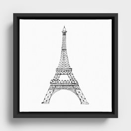 Eiffel Tower Framed Canvas