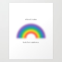 Rainbow Aura  Art Print