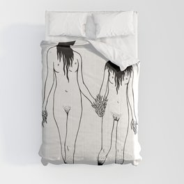 Extraterrestrial COUPLE Comforter