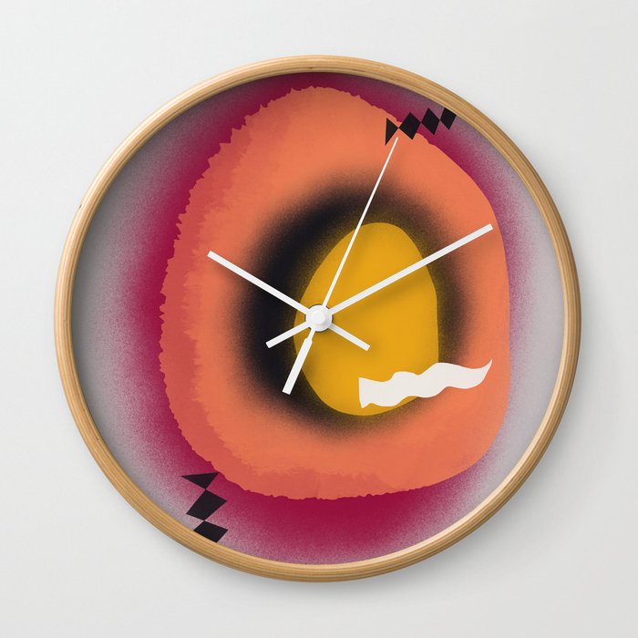 Untitled abstract 10 Wall Clock