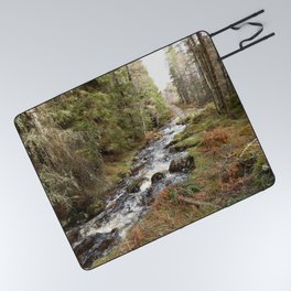 Enchanted River Walk in the Scottish Highlands Picnic Blanket