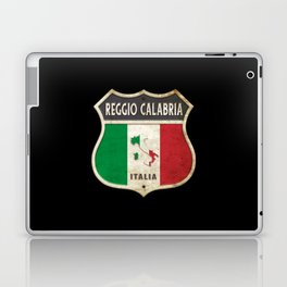 Reggio Calabria Italy coat of arms flags design Laptop Skin