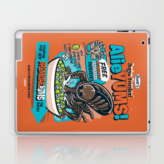 AlieYUMS! (orange variant) Laptop & iPad Skin