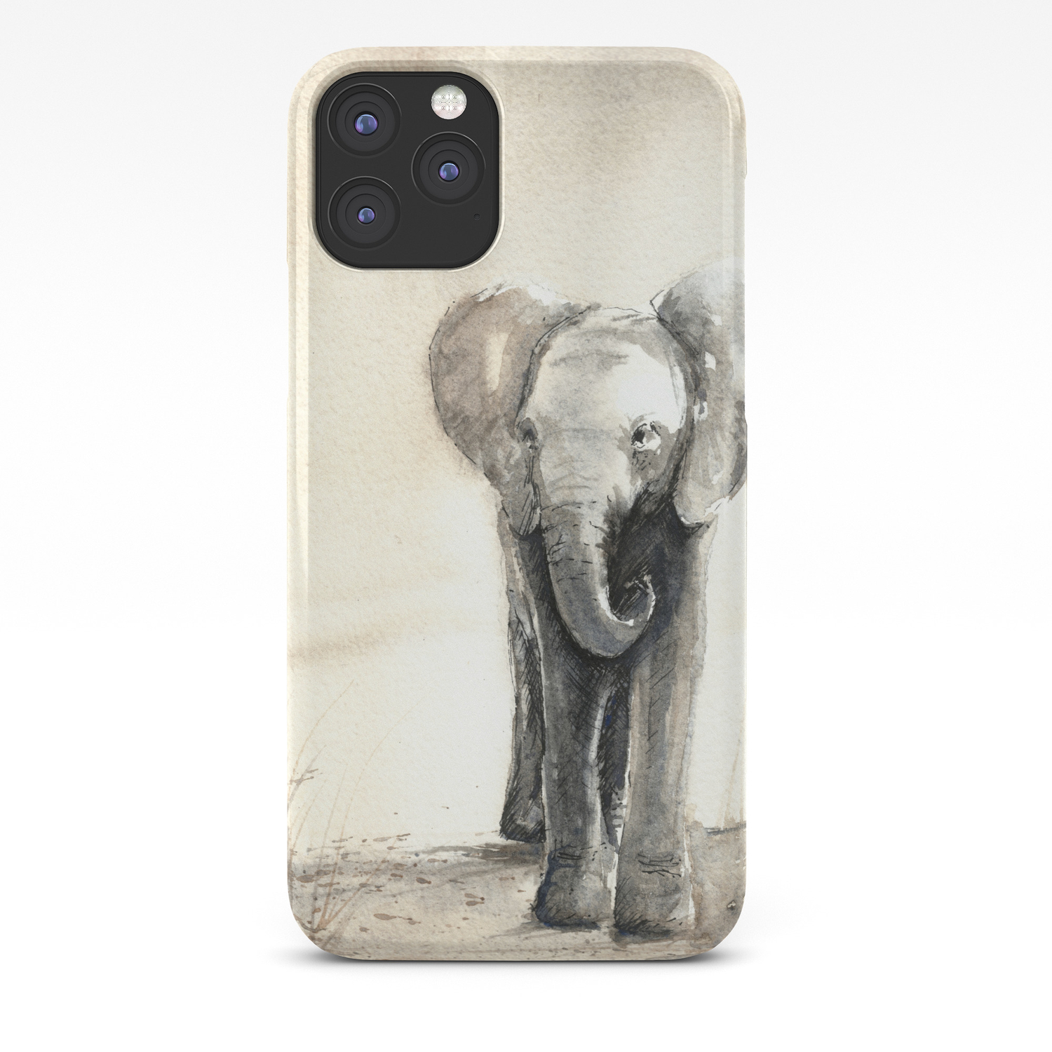Baby Elephant Walking Iphone Case By Shelleykjones Society6