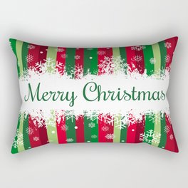 Merry Christmas Rectangular Pillow