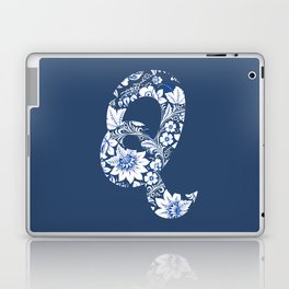 Chinese Element Blue - Q Laptop & iPad Skin