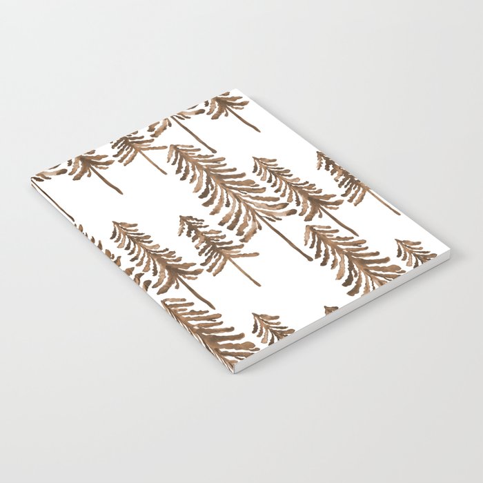 Pine Trees – Sepia Palette Notebook