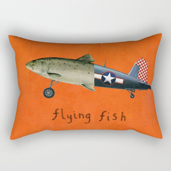 flying fish Rectangular Pillow