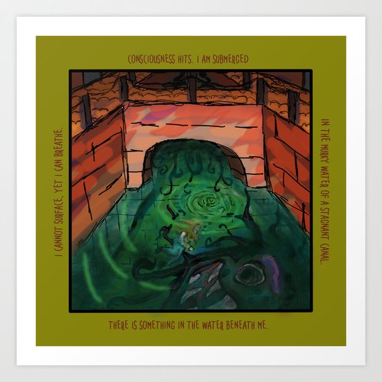 Canals Make Me Feel Eerie Art Print