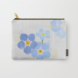 Forgetmenots Carry-All Pouch | Oil, Art, Blue, Blomster, Blomst, Vintage, Nature, Forglemmegei, Floral, Forgetmenot 