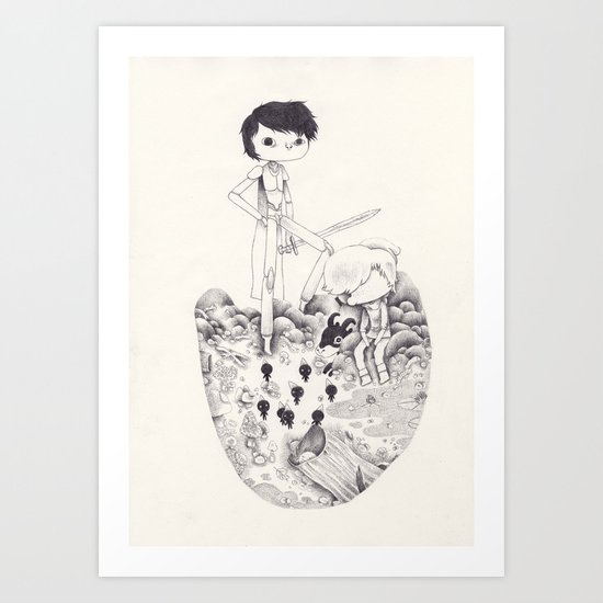 Smurf Art Print