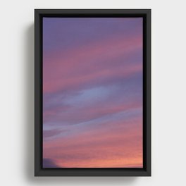 Setting  Framed Canvas