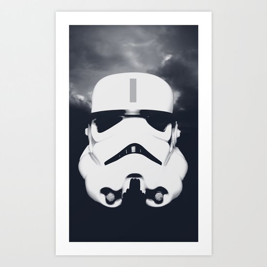Lone Trooper Art Print