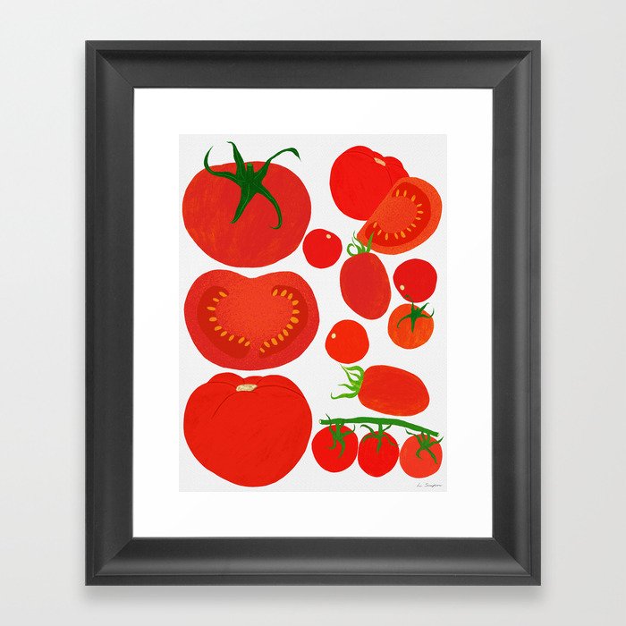 Tomato Harvest Framed Art Print