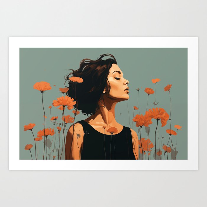 Woman Art Print