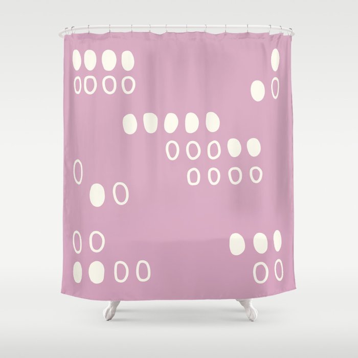 Spots pattern composition 12 Shower Curtain