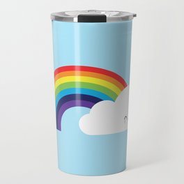 Kawaii Rainbow Travel Mug