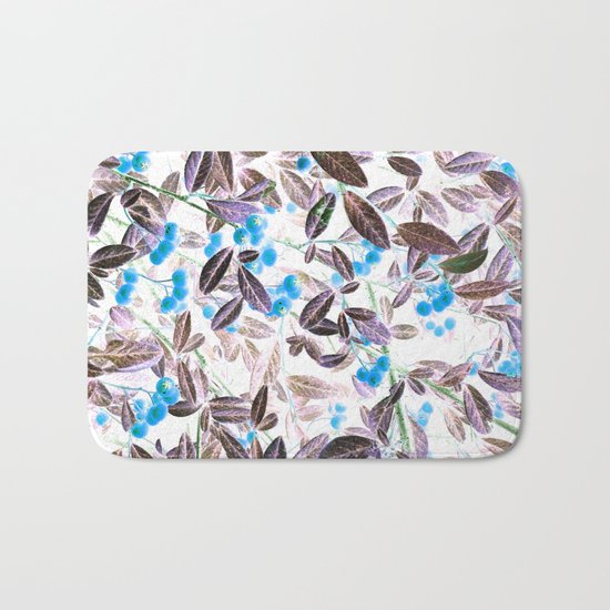 Blue Berries Bath Mat