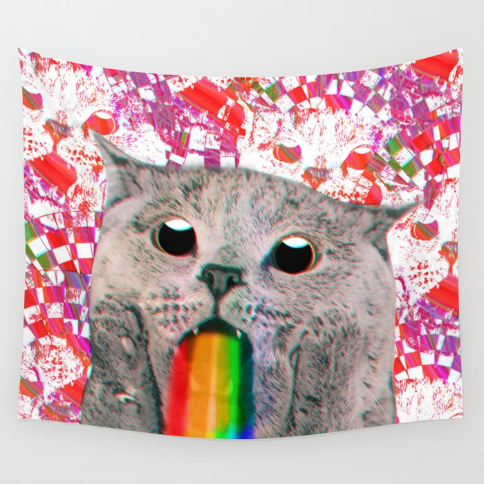 Meme Cat Wall Tapestry By Pahagh Society6