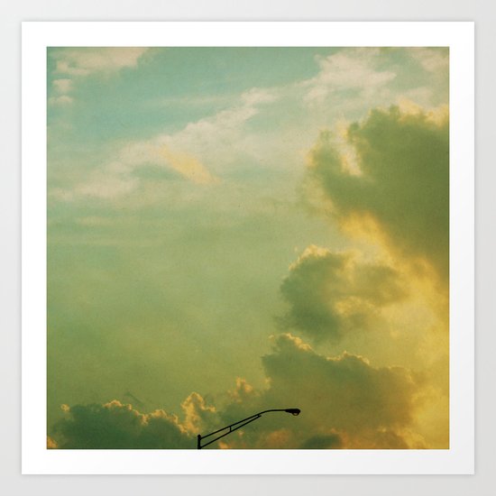Sunday Night Lights Art Print