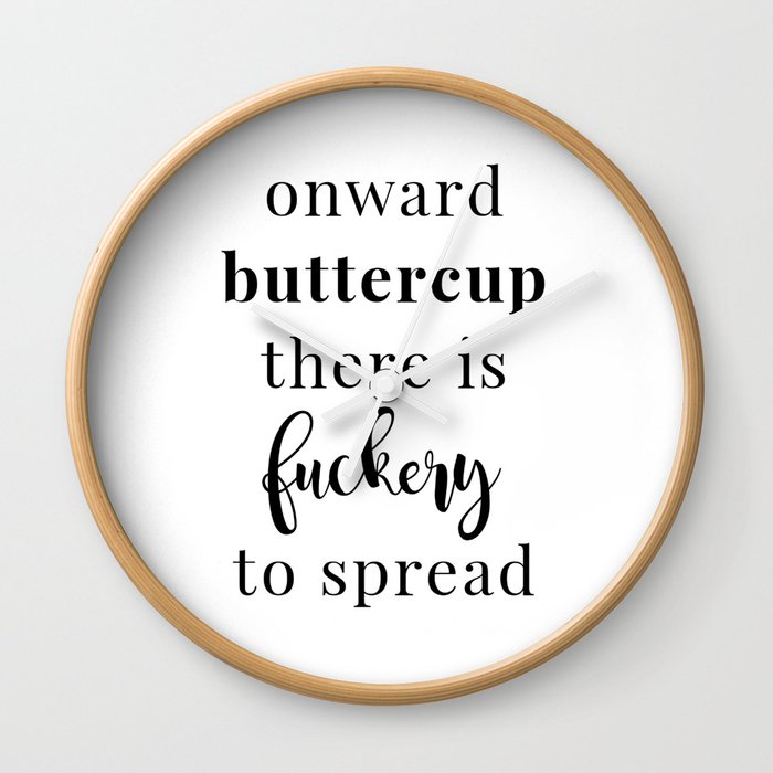 Fuckery to Spread Wall Clock