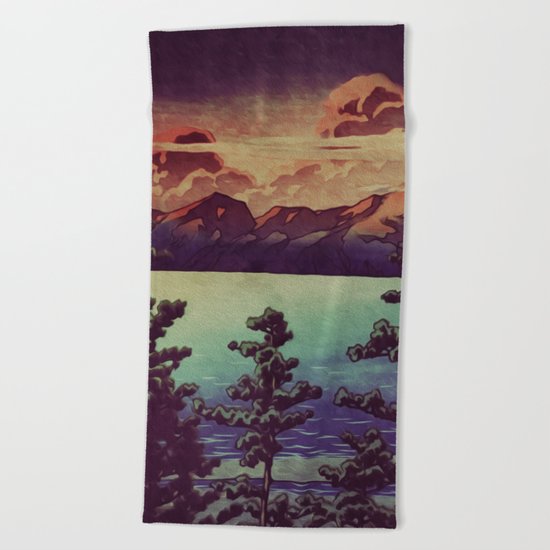 Diving into the Details at Hon Beach Towel