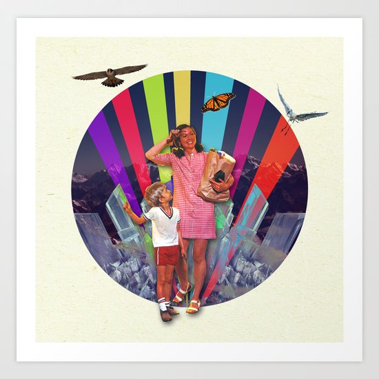 Like I Just Got Home Art Print