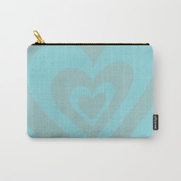 Love Power - bold Ice blue Carry-All Pouch