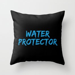 Water Protector Throw Pillow
