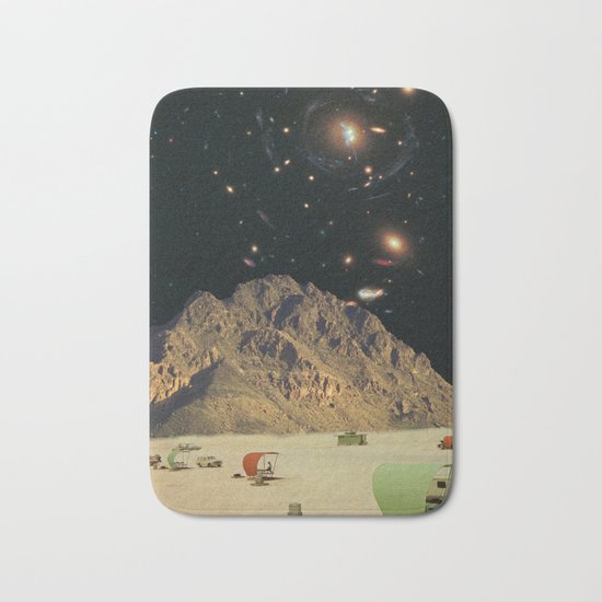 Space camping Bath Mat