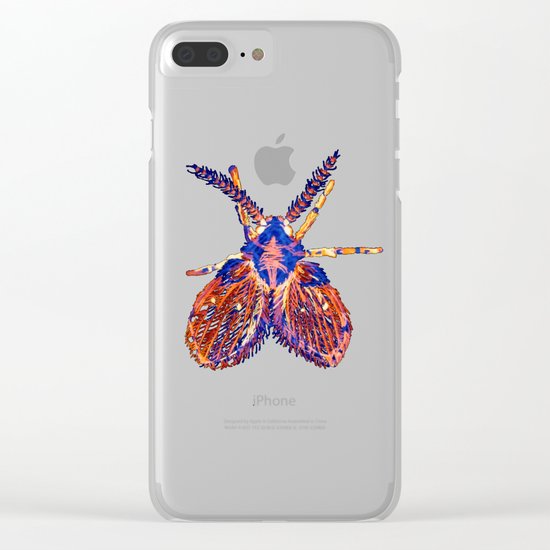 Drain Fly Inverted Clear iPhone Case