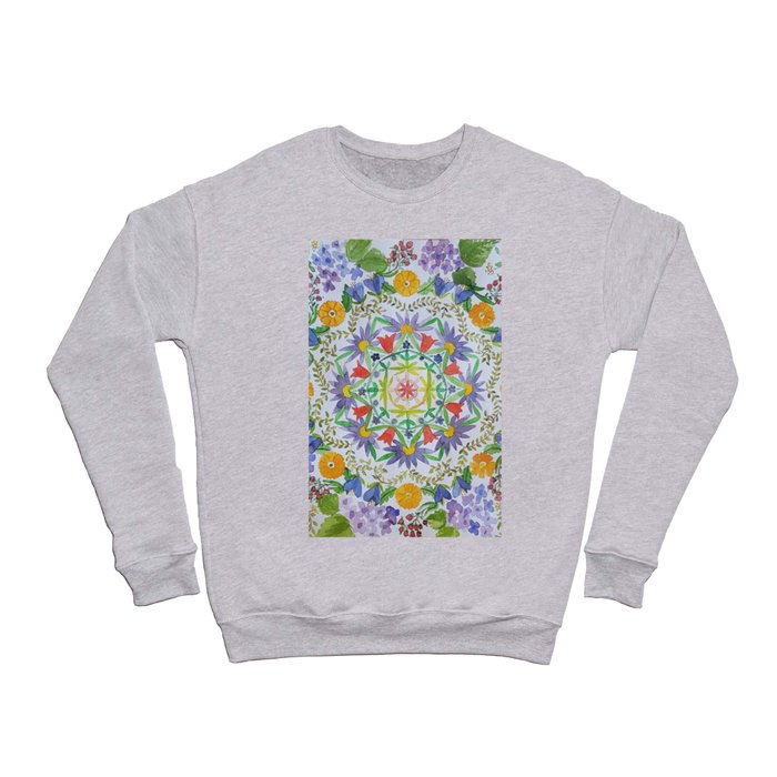 Flower Mandala Crewneck Sweatshirt