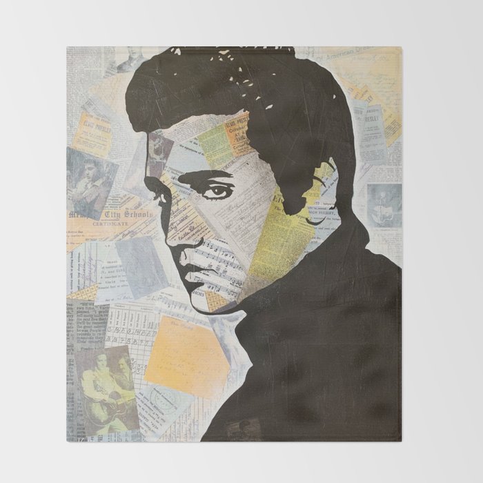 Elvis «Love Song» Throw Blanket