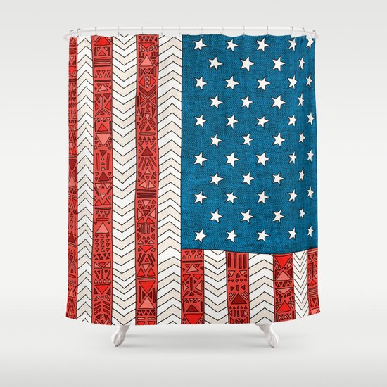 USA Shower Curtain