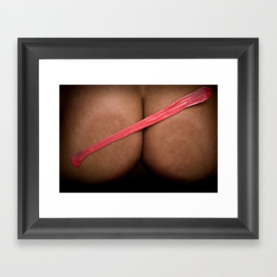 BUBBLE GUM BUM Framed Art Print