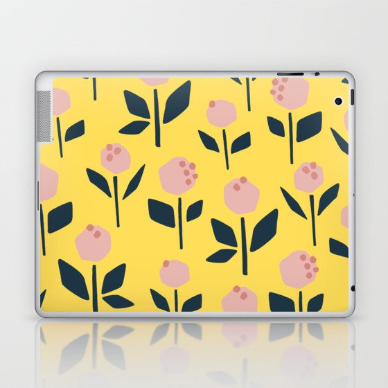 Flower in Yellow Laptop & iPad Skin