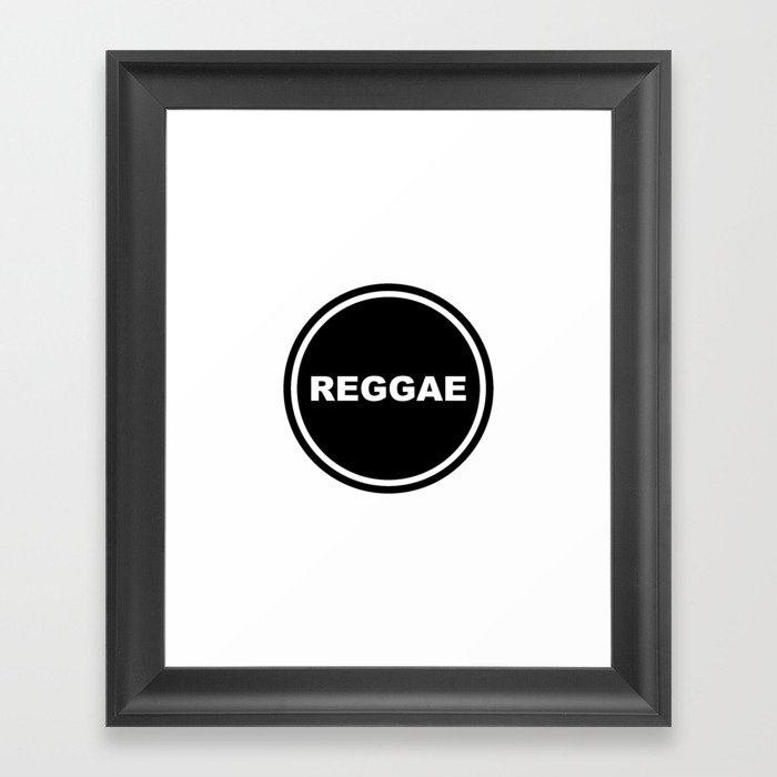 Reggae - Music Genre Framed Art Print