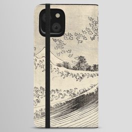 THE GREAT WAVE. HOKUSAI. iPhone Wallet Case