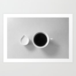 Black and white - Milk and coffee Kunstdrucke