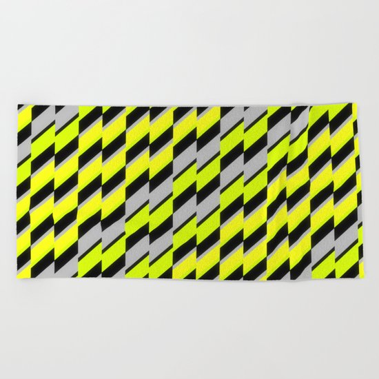 cntmprryptrn05 Beach Towel