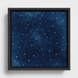 Whispers in the Galaxy Framed Canvas