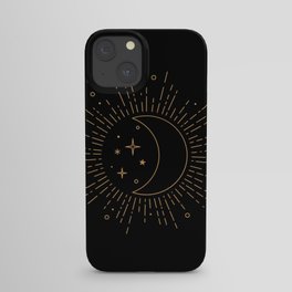 Celestial Sun, Moon & Stars iPhone Case
