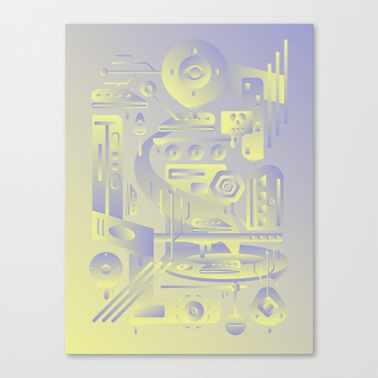 Geometromorphic Future Canvas Print