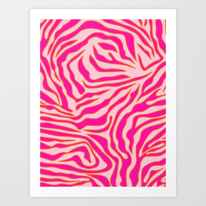 pink zebra background designs